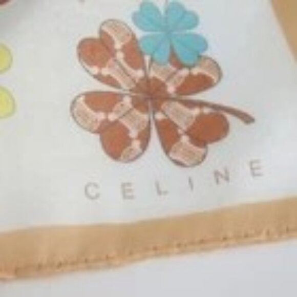 CELINE 116-2506C Handkerchief & Pocket Tissue Case Set Tissue case cotton/polyes - Picture 7 of 10